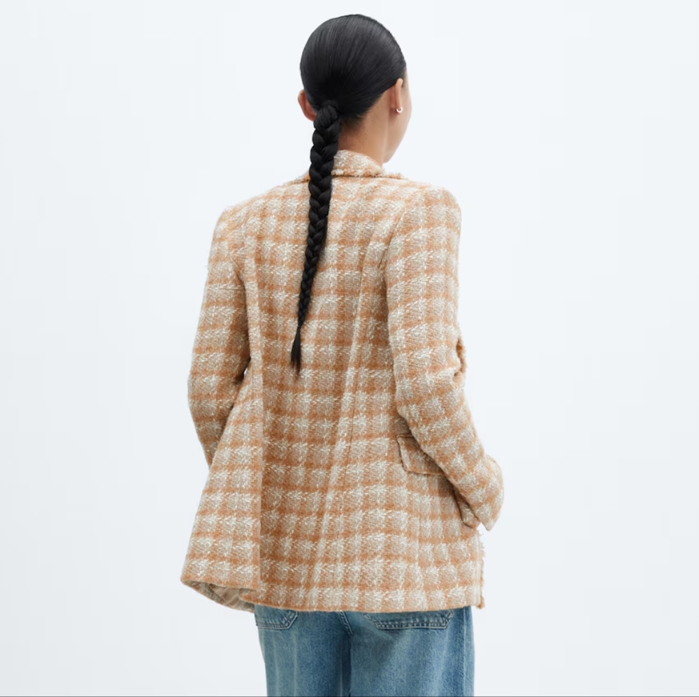 004 MANGO Tweed jacket - Picture 4 of 6